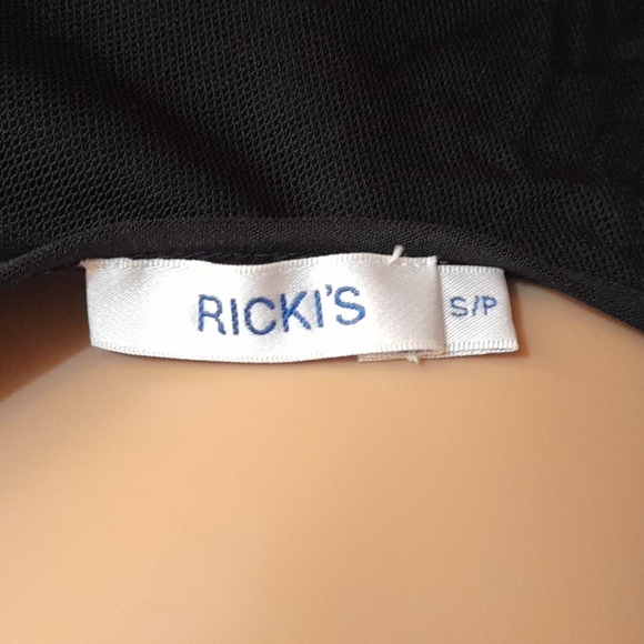 💚 RICKIS Glam Mesh Sequin Tank Top Size Small - Picture 5 of 9